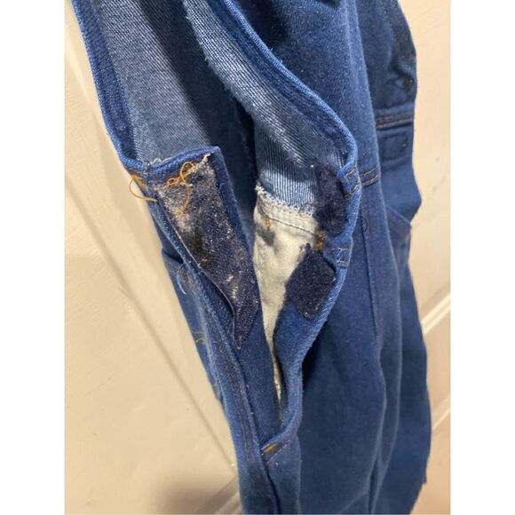 Vintage Wrangler Kids 4T denim overalls Quality Integrity Made in USA - Picture 8 of 11